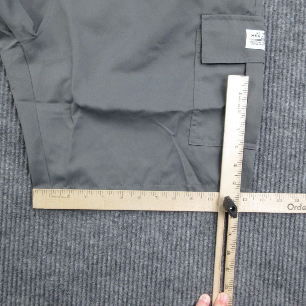 HKS By BORIS Shorts Mens XL 3 Pack Blue Gray Black Cargo Drawstring 29x9* NWOT - Picture 8 of 16
